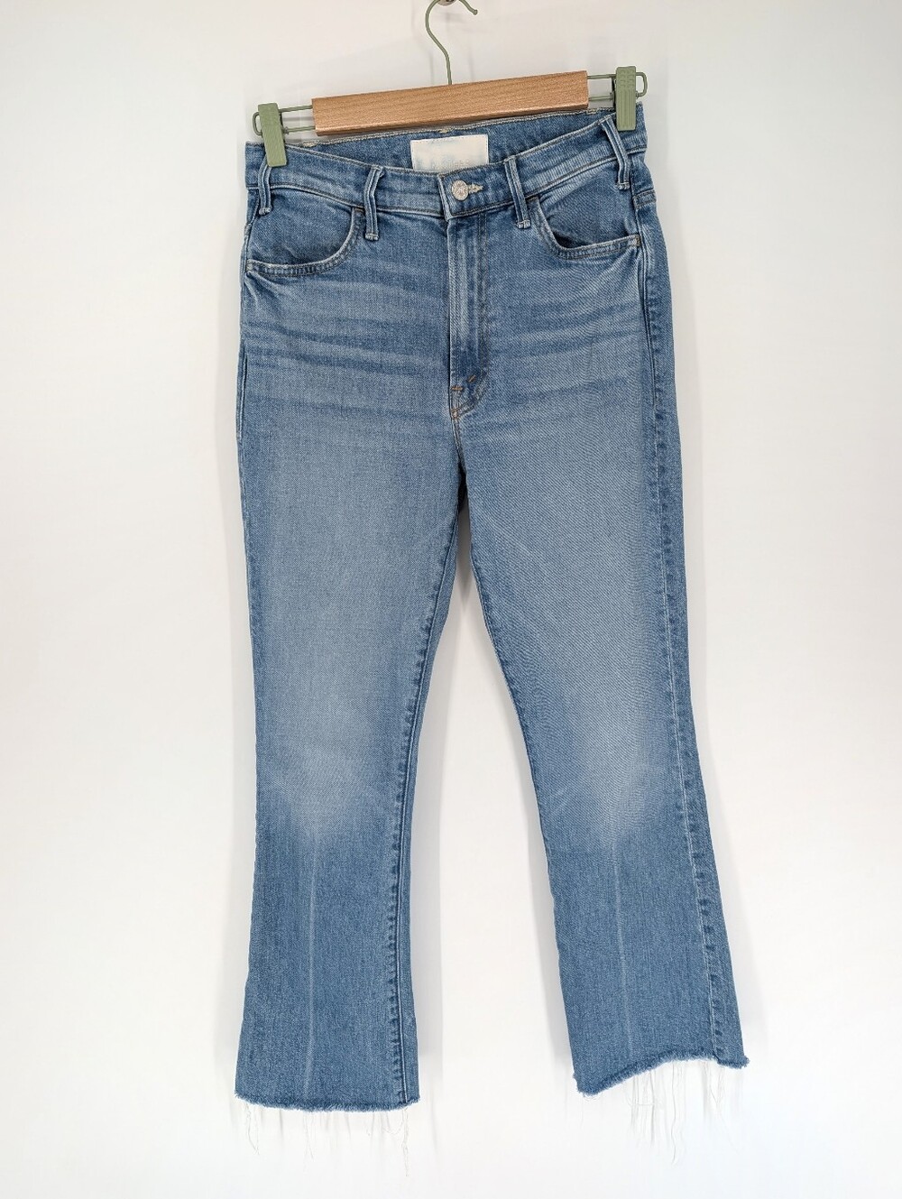 Mother Superior Hustler Ankle Fray Jeans No Offense Wash size 27 - Picture 2 of 10